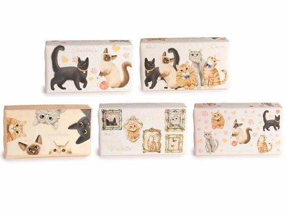 Saponetta vegetale profumata con stampa Gatti - Da Tommy Pet Boutique