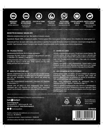 Musetto di maiale - Più Buono Barf