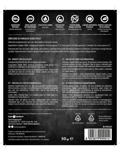 Orecchie di coniglio - Più Buono Barf