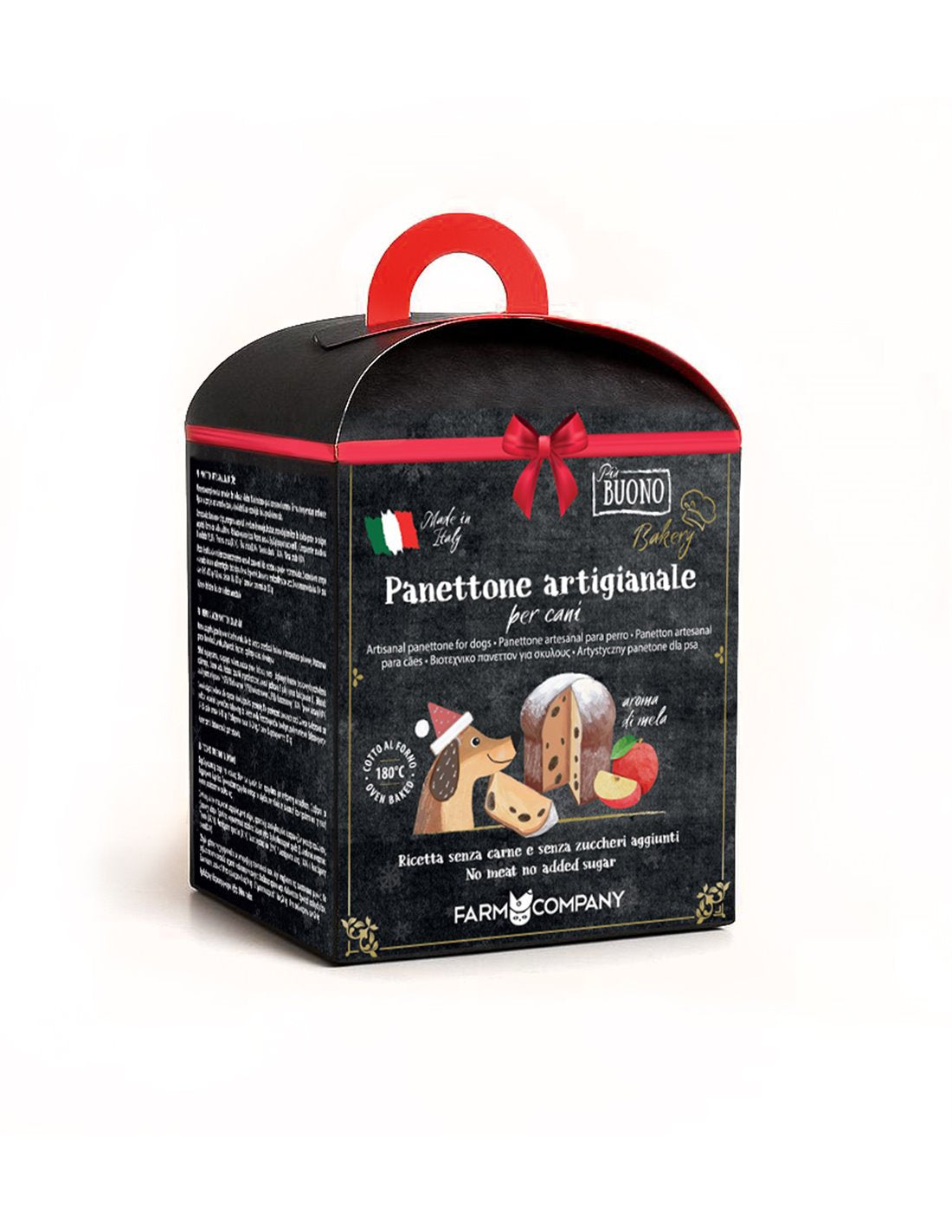 Panettone artigianale per cani alla Mela - Farm Company