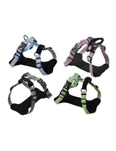 Pettorina "Nylon Deluxe Easywalk" Antifuga con 3 punti di aggancio - Farm Company