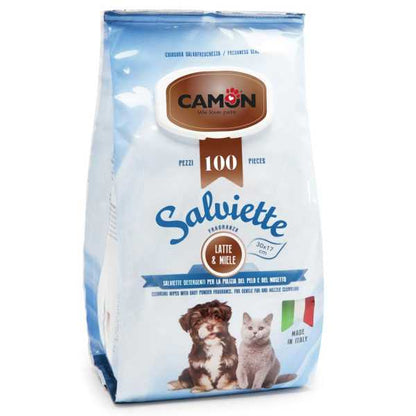 Salviette Igienizzanti "Maxi Formato"  (100 salviette) - Camon