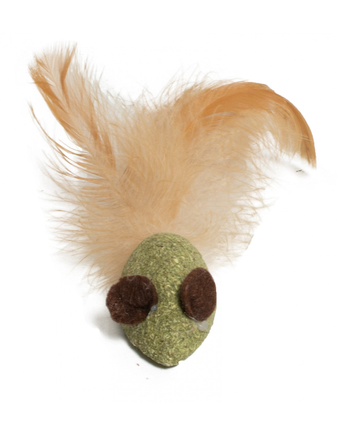 Gioco per gatti "FCGREEN" Topo Catnip Matatabi e Piuma - Farm Company