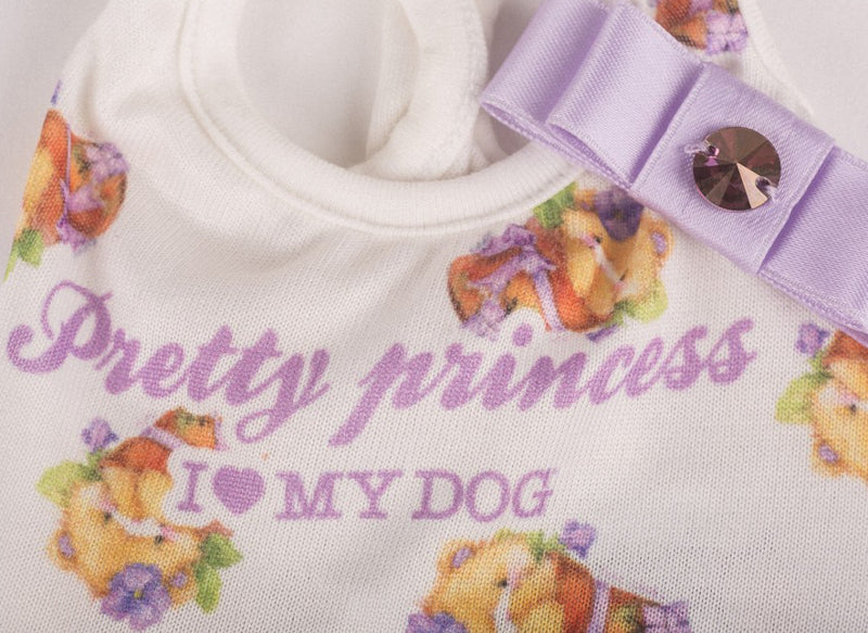 Canotta "Bow Shirt Hug Me" - I Love My Dog