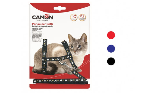 Parure per gatti pettorina con guinzaglio - Camon