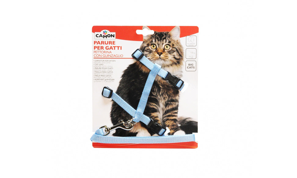 Parure pettorina con guinzaglio per gatti di grossa taglia - Camon