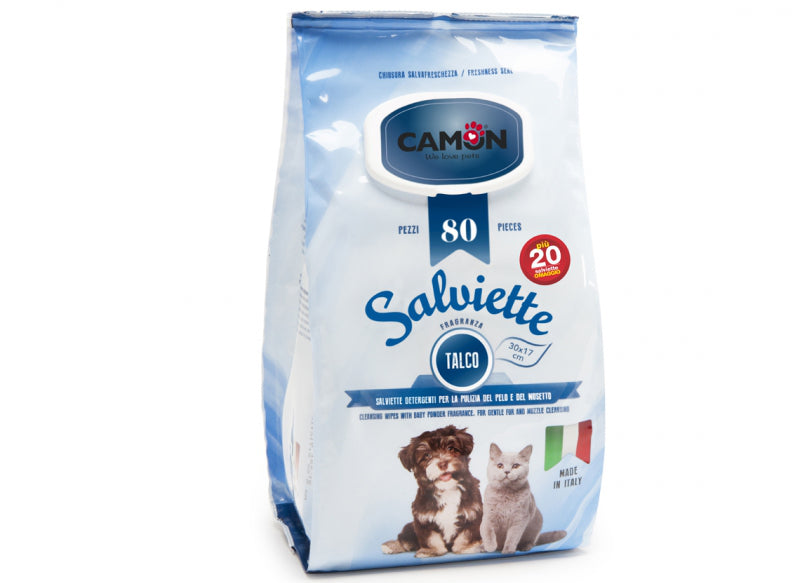 Salviette Igienizzanti "Maxi Formato"  (100 salviette) - Camon