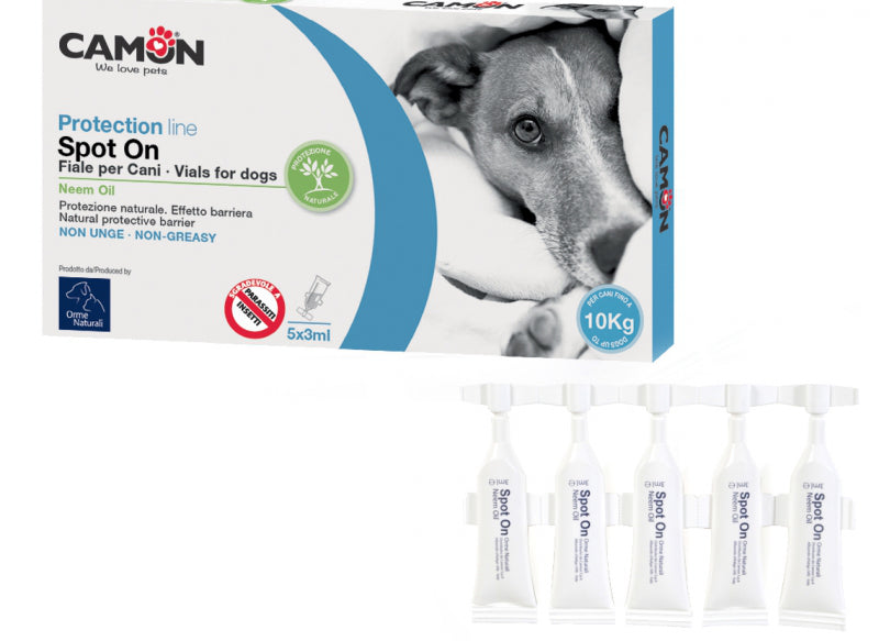 Fiale per cani "Spot On all'Olio di Neem" - Camon