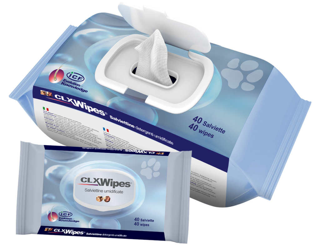Salviette detergenti e igienizzanti "CLX Wipes" ICF