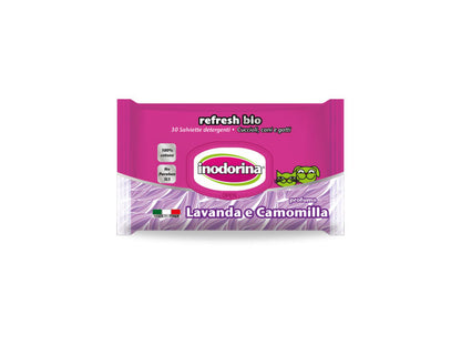 Salviette detergenti "Refresh Bio" 30 pezzi - Inodorina