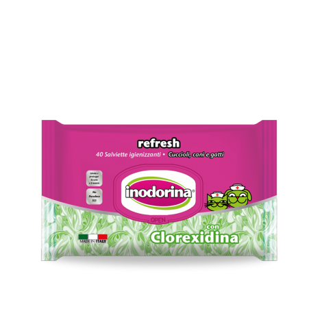 Salviette detergenti "Refresh Extra" 40 pezzi - Inodorina