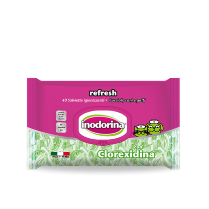 Salviette detergenti "Refresh Extra" 40 pezzi - Inodorina