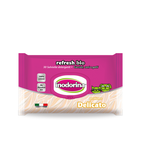 Salviette detergenti "Refresh Bio" 30 pezzi - Inodorina