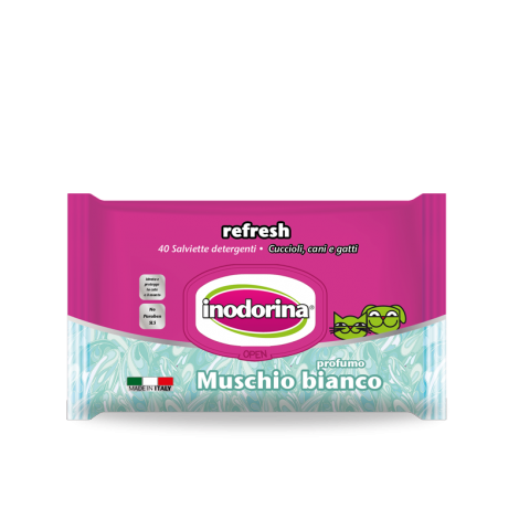 Salviette detergenti "Refresh Extra" 40 pezzi - Inodorina