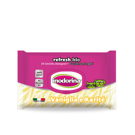 Salviette detergenti "Refresh Bio" 30 pezzi - Inodorina