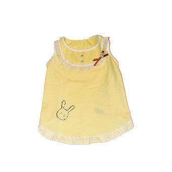 Vestitino giallo con pizzo - Pretty Pet