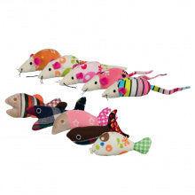 Gioco per gatto "Topo e Pesce Peluche" - Trixie