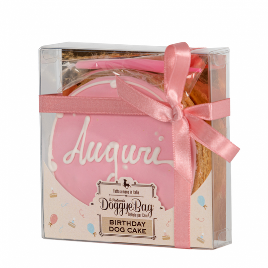 Tortina di compleanno rosa “Birthday Cake” - Doggye Bag